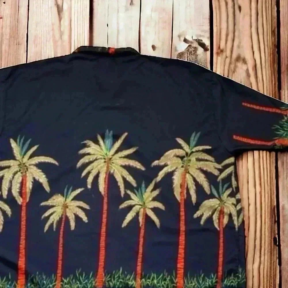 MGM Grand Men’s Button-Down Tropical Print Shirt Size XL. #Rare and Eclectic.